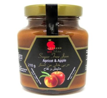 Sava Sugar Free Apricot And Apple - Pure Fruit, 210g